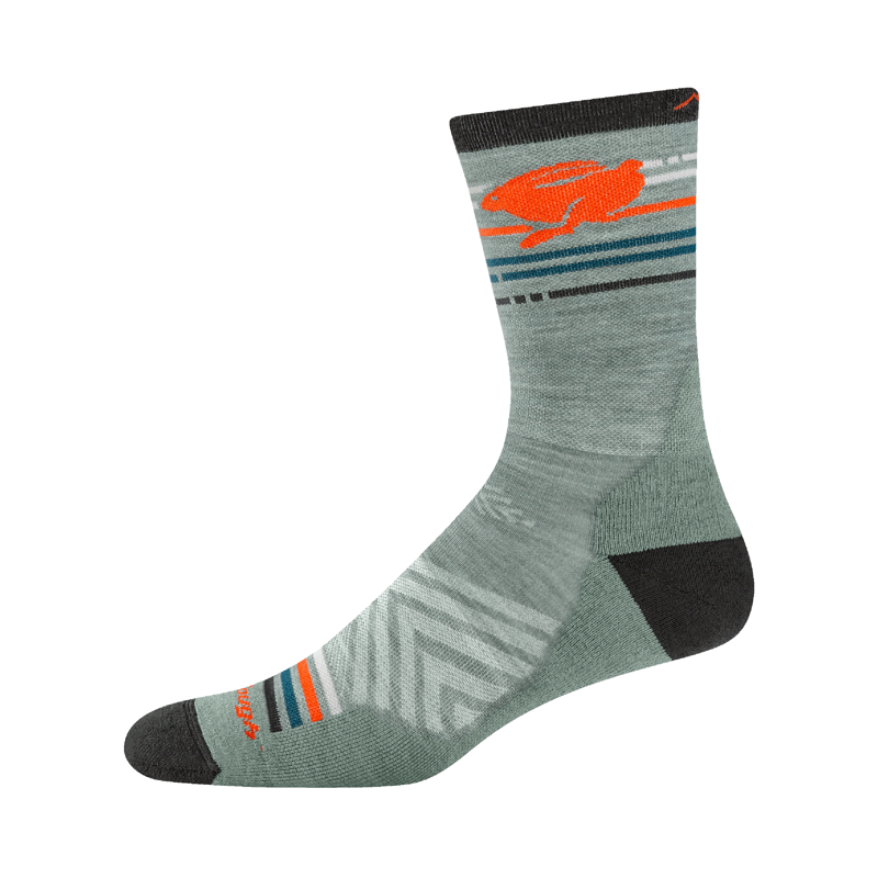 Darn Tough Men's Pacer Micro Crew Ultra-Lightweight Socks with Cushion Seafoam-1