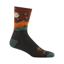 Darn Tough Spaced Out Micro Crew Lightweight Hiking Socks Walnut