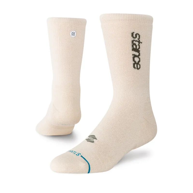 Stance Men's Hike Worldwide Crew Socks Oatmeal