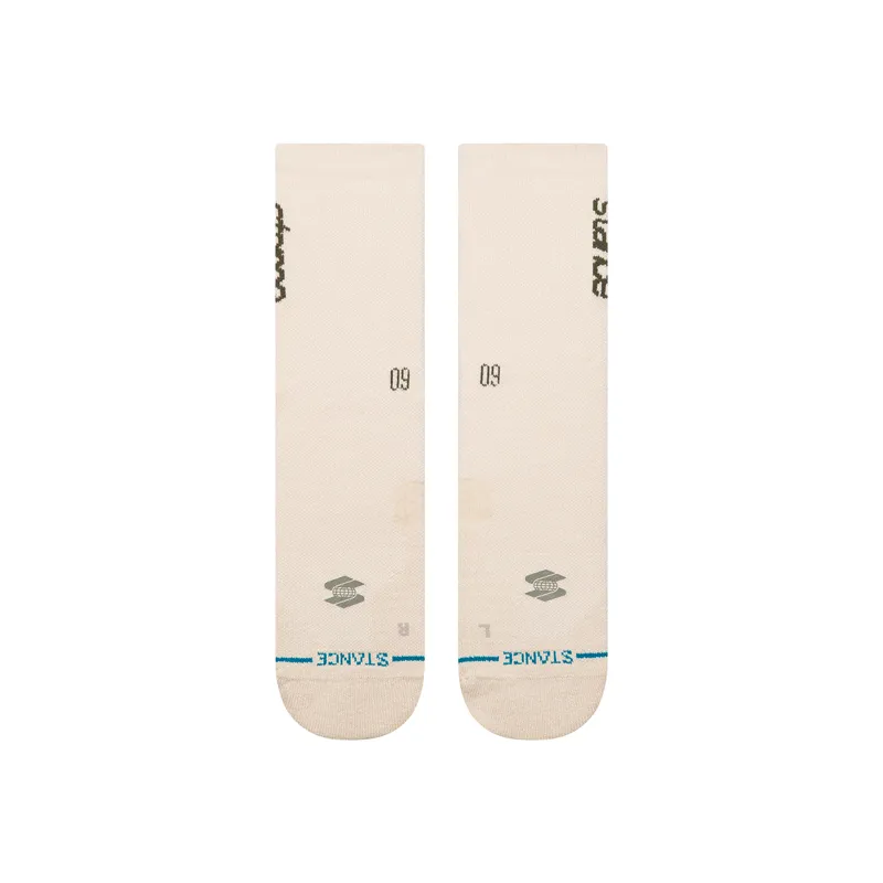 Stance Men's Hike Worldwide Crew Socks Oatmeal-1