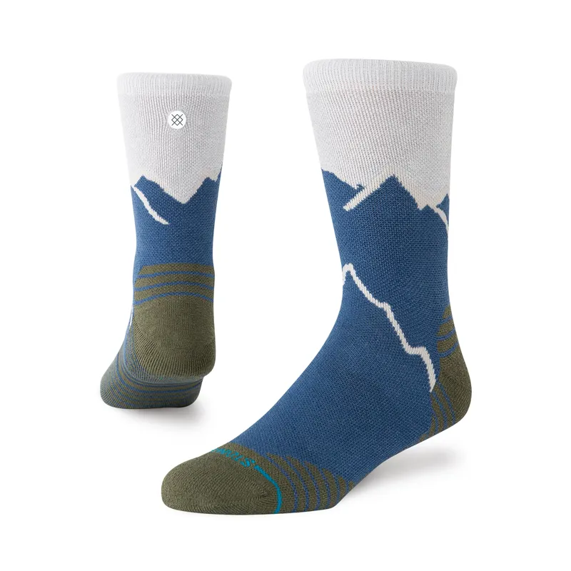 Stance Men's Peaking Hike Crew Socks Navy