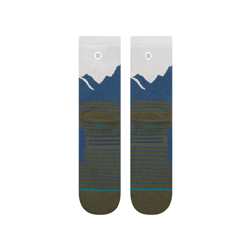 Stance Men's Peaking Hike Crew Socks Navy-2