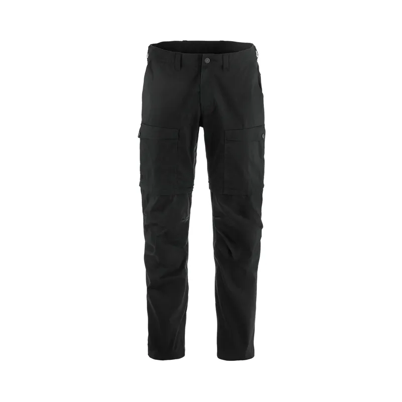 Fjallraven Men's Abisko Hybrid Trail Zip-Off Trousers Black
