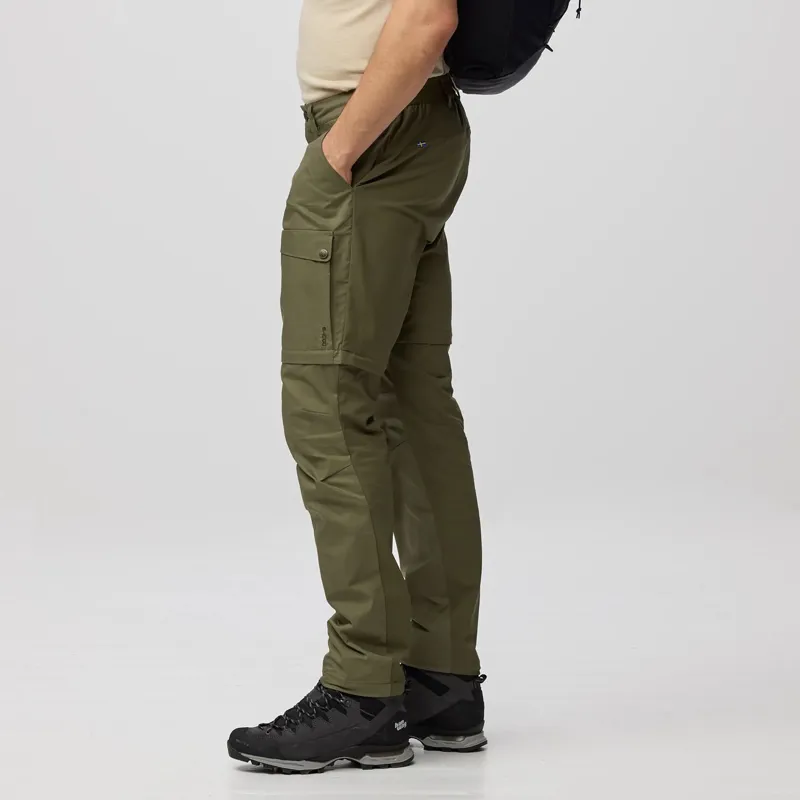 Fjallraven Men's Abisko Hybrid Trail Zip-Off Trousers Black-4