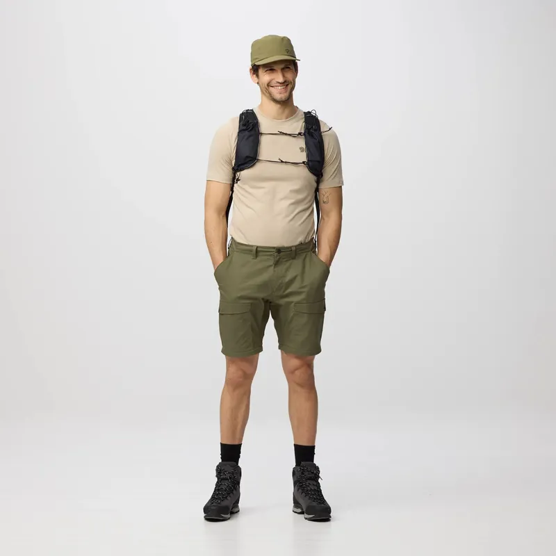 Fjallraven Men's Abisko Hybrid Trail Zip-Off Trousers Laurel Green-11