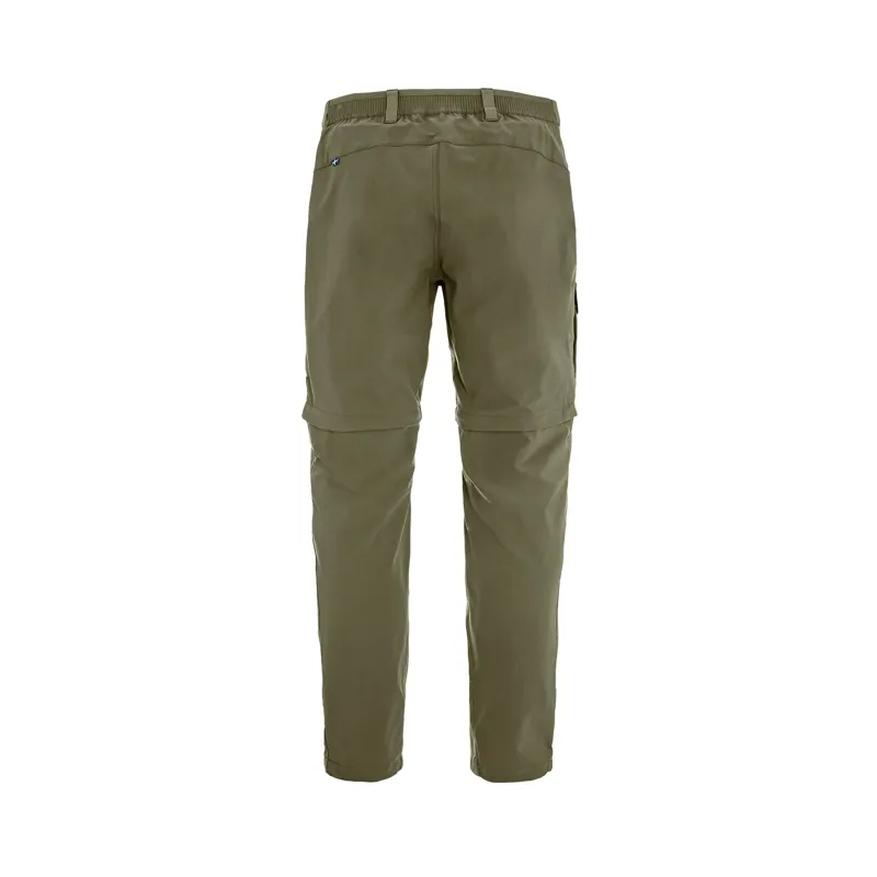 Fjallraven Men's Abisko Hybrid Trail Zip-Off Trousers Laurel Green-1