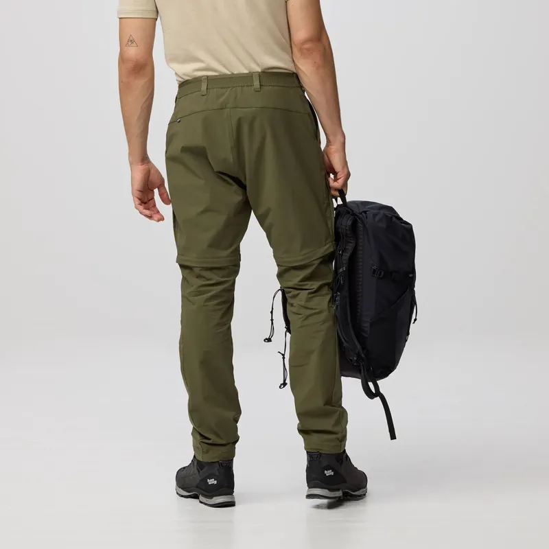 Fjallraven Men's Abisko Hybrid Trail Zip-Off Trousers Laurel Green-3