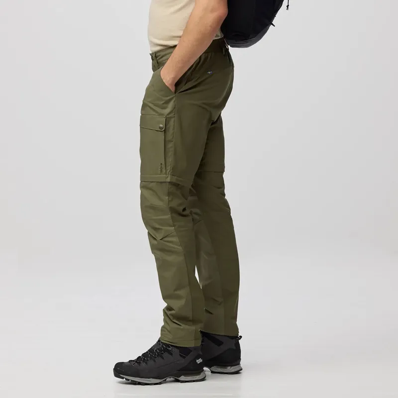 Fjallraven Men's Abisko Hybrid Trail Zip-Off Trousers Laurel Green-4