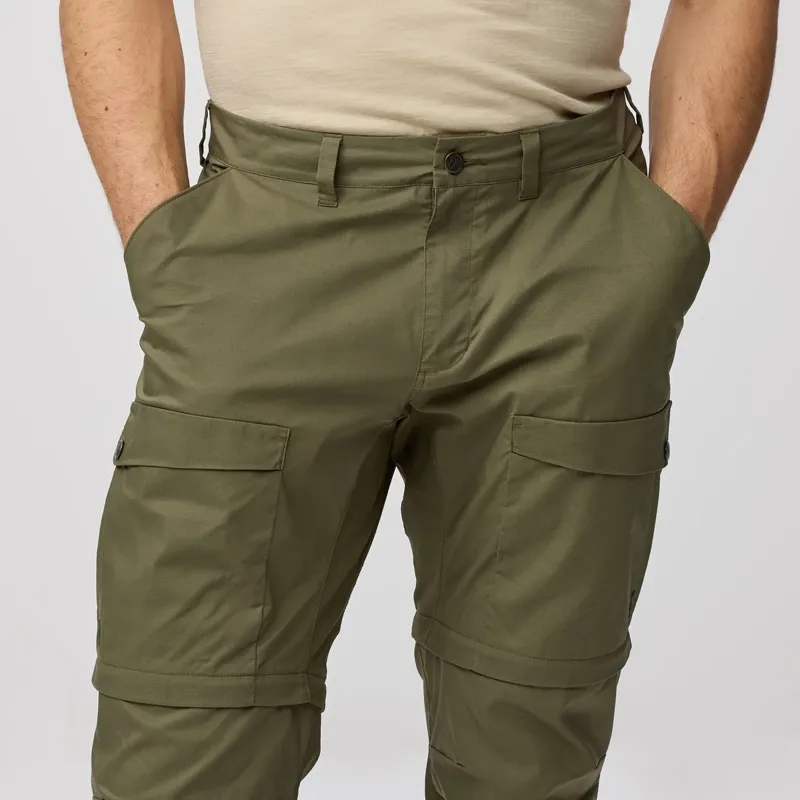 Fjallraven Men's Abisko Hybrid Trail Zip-Off Trousers Laurel Green-7
