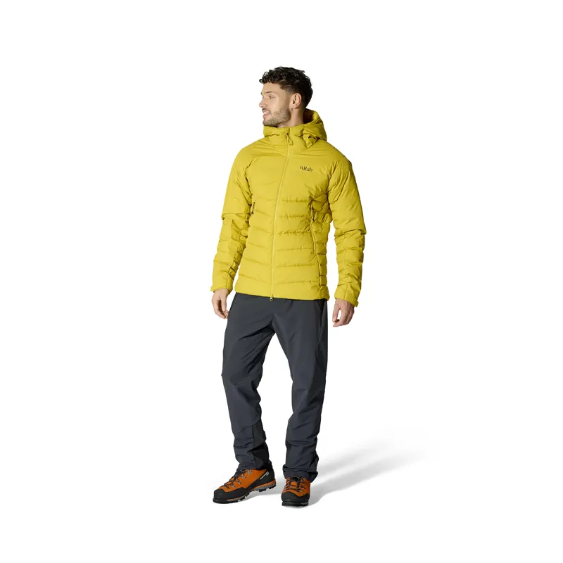 Rab Men's Infinity Windstopper Hoodie Dark Pollen-3