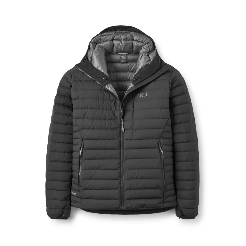 Rab Men's Microlight Windstopper Hooded Jacket Black