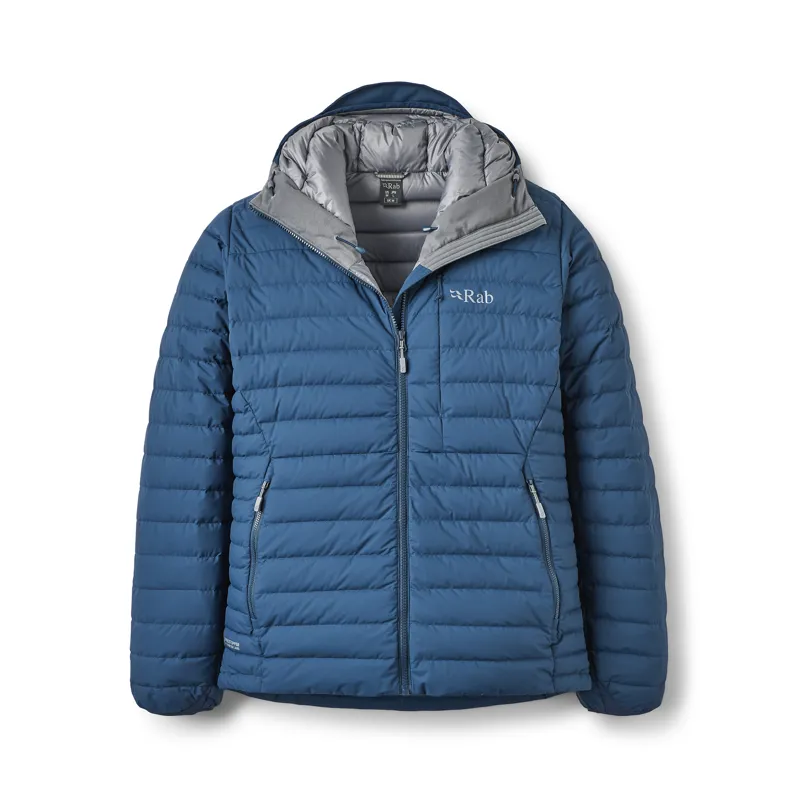 Rab Men's Microlight Windstopper Hooded Jacket Tempest Blue