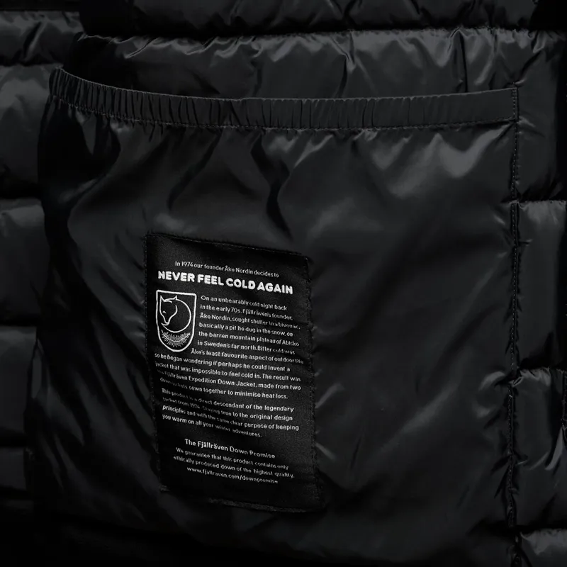 Fjallraven Men's Expedition Down Lite Jacket Black Edition Black-8