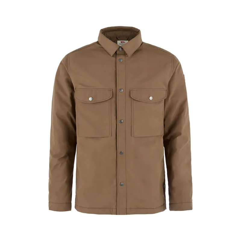 Fjallraven Men's Ovik Down Shirt Jacket Wood Brown