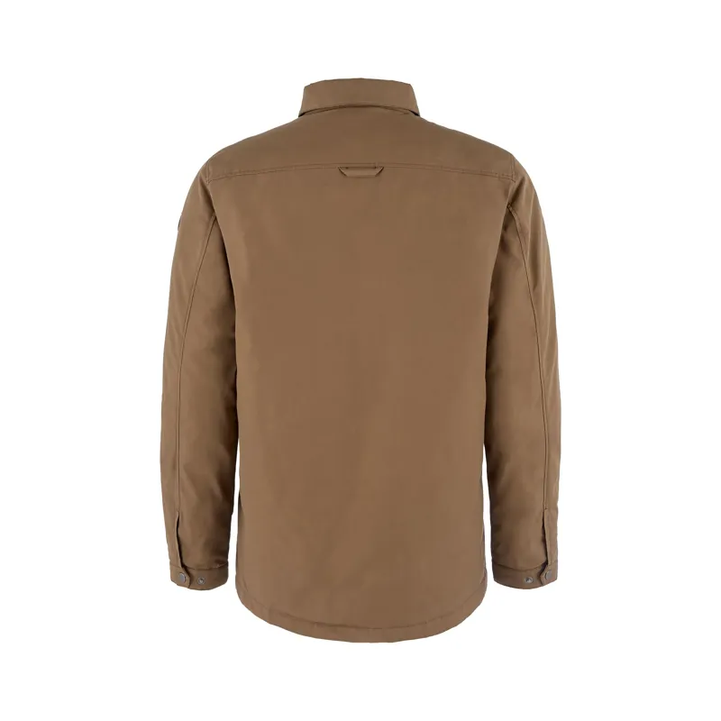 Fjallraven Men's Ovik Down Shirt Jacket Wood Brown-1