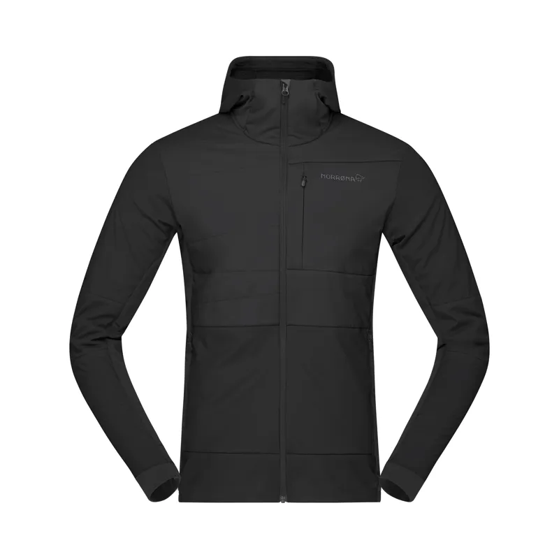 Norrona Men's Falketind Alpha90 Insulated Zip Hoodie Caviar