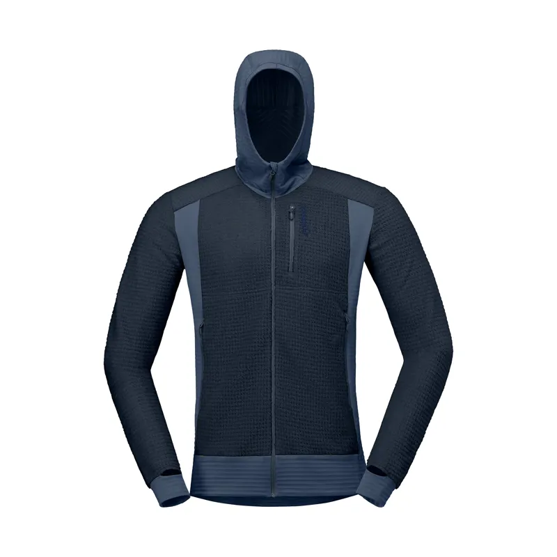 Norrona Men's Falketind Alpha120 Zip Hood Jacket Indigo