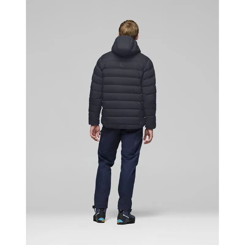 Norrona Men's Femund Down700 Zip Hooded Insulated Jacket Caviar Black-4