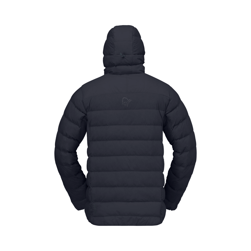 Norrona Men's Femund Down700 Zip Hooded Insulated Jacket Caviar Black-2