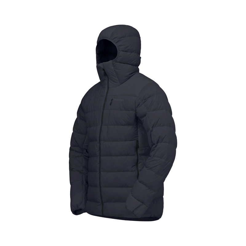 Norrona Men's Femund Down700 Zip Hooded Insulated Jacket Caviar Black-1
