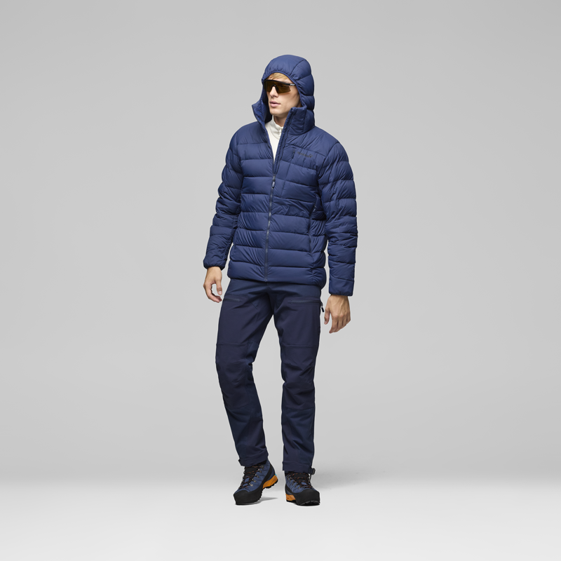 Norrona Men's Femund Down700 Zip Hooded Insulated Jacket Indigo Night-4