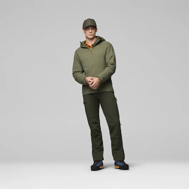 Norrona Men's Femund Thermo60 Zip Hooded Jacket Olive Night-4