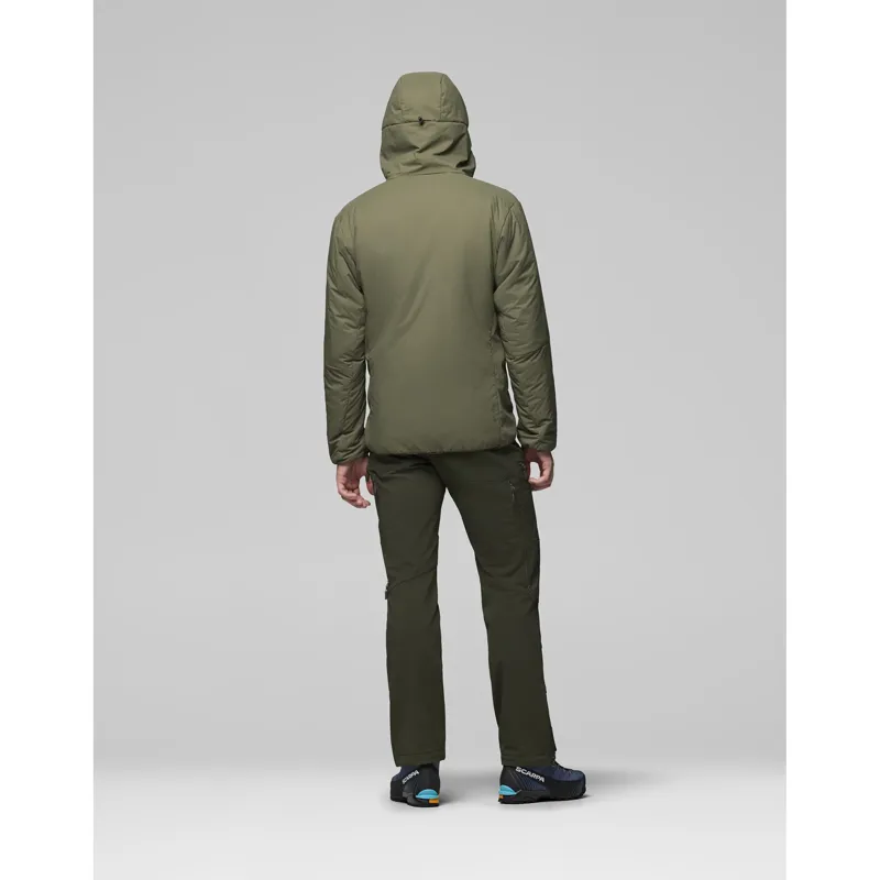 Norrona Men's Femund Thermo60 Zip Hooded Jacket Olive Night-4