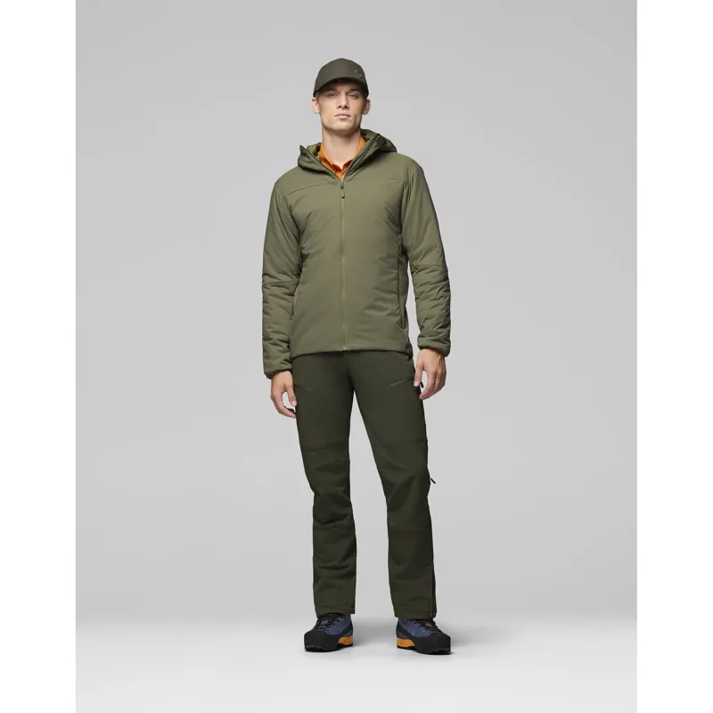 Norrona Men's Femund Thermo60 Zip Hooded Jacket Olive Night-3