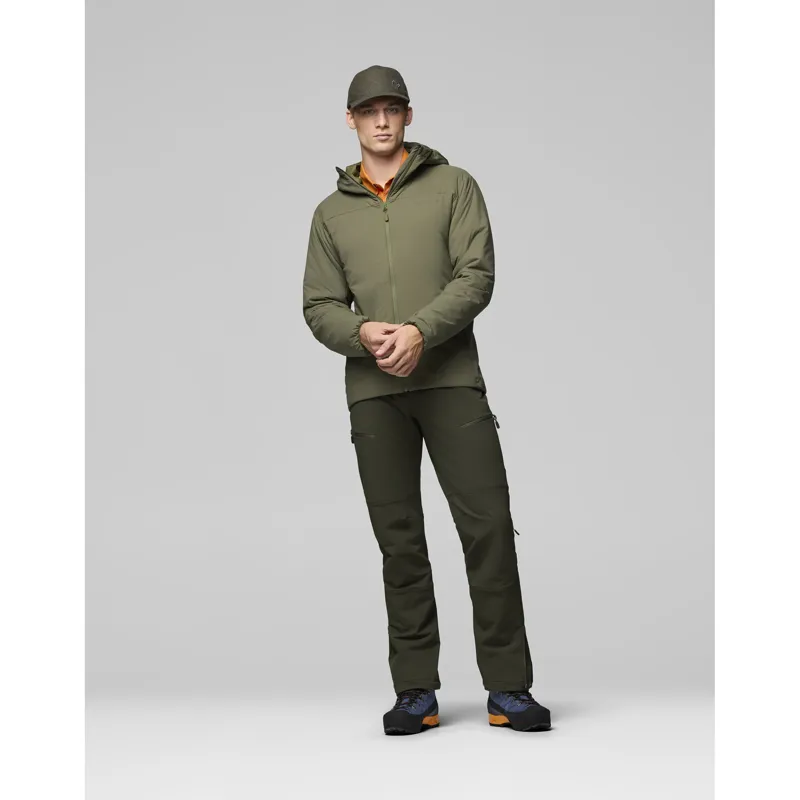 Norrona Men's Femund Thermo60 Zip Hooded Jacket Olive Night-5