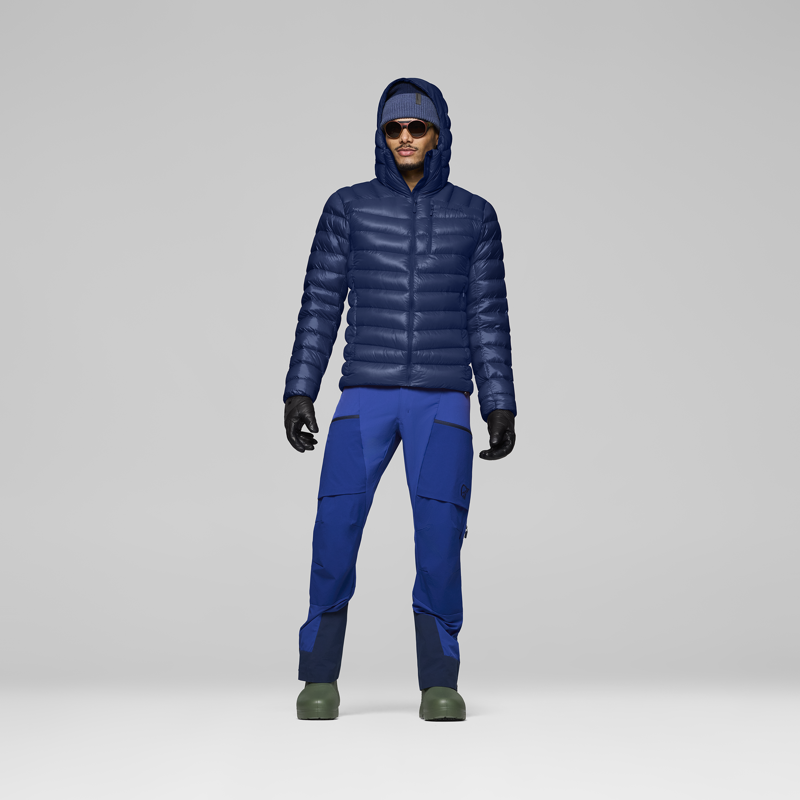 Norrona Men's Lyngen Down850 Hooded Jacket Indigo-3