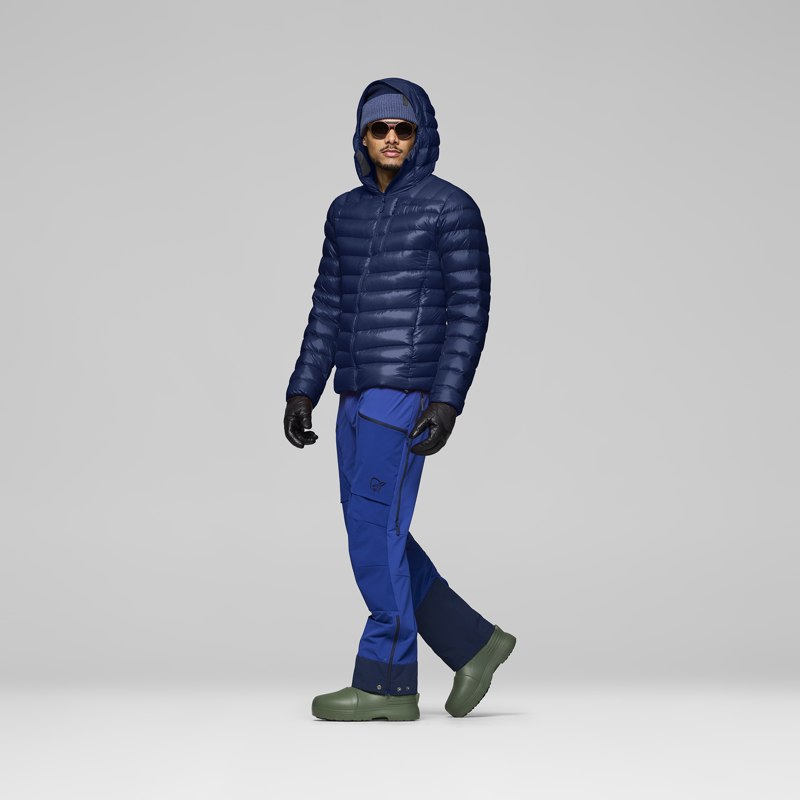 Norrona Men's Lyngen Down850 Hooded Jacket Indigo-2