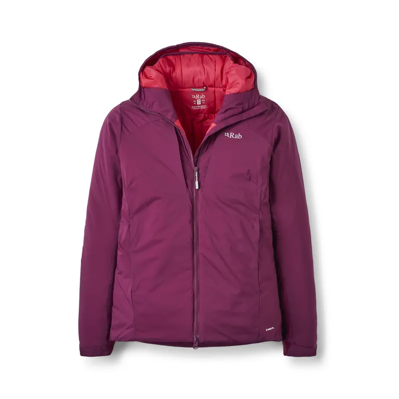 Rab Womens Xenair Alpine Jacket Mulberry