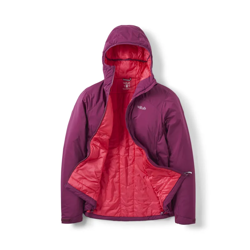 Rab Womens Xenair Alpine Jacket Mulberry-2