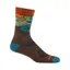 Darn Tough Men's Chasing Waterfalls Micro Crew Lightweight Socks with Cushion Earth