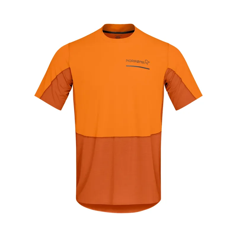 Norrona Men's Senja Equaliser Lightweight T-Shirt Exuberance