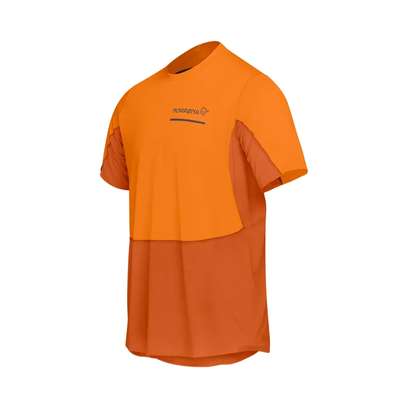 Norrona Men's Senja Equaliser Lightweight T-Shirt Exuberance-1
