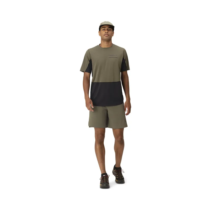 Norrona Men's Senja Equaliser Lightweight T-Shirt Olive Night-2