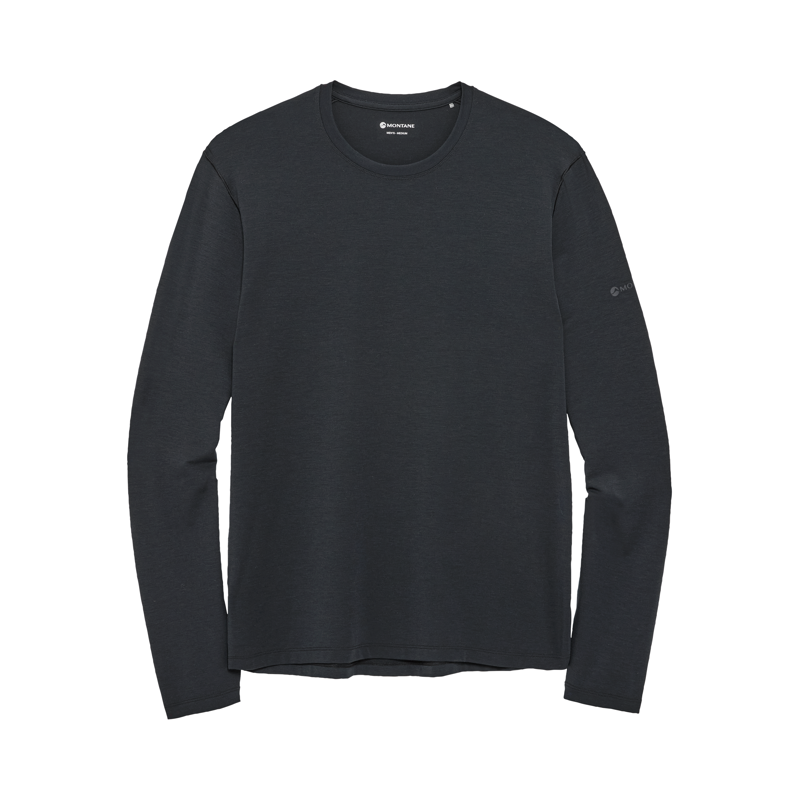 Montane Men's Alhena Long Sleeve T-Shirt Black