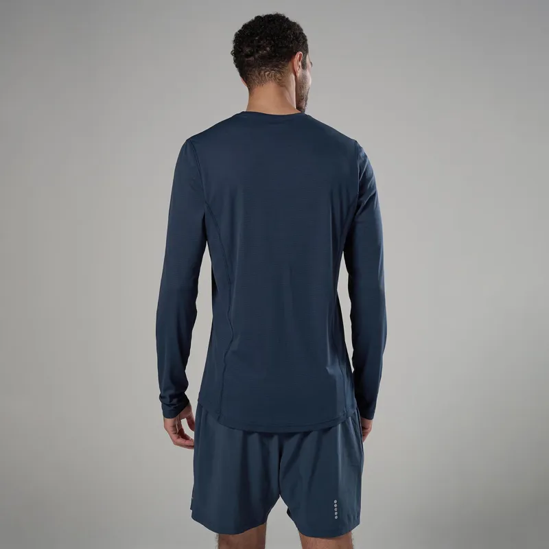 Montane Men's Dart Nano Long Sleeve T-Shirt Eclipse Blue-2