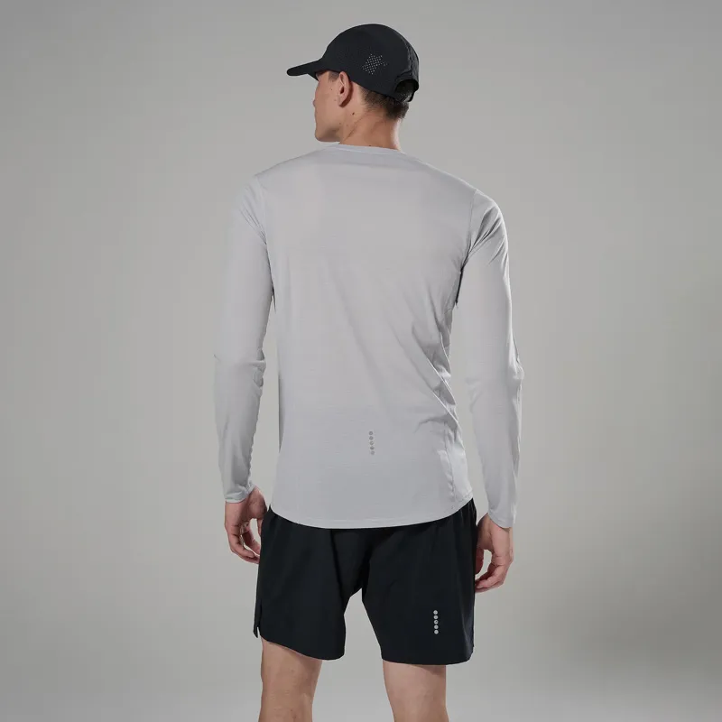 Montane Men's Dart Nano Long Sleeve T-Shirt Platinum-2