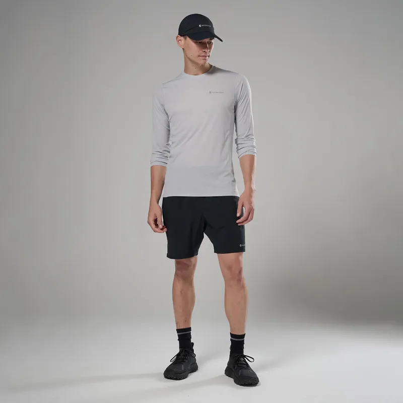 Montane Men's Dart Nano Long Sleeve T-Shirt Platinum-3