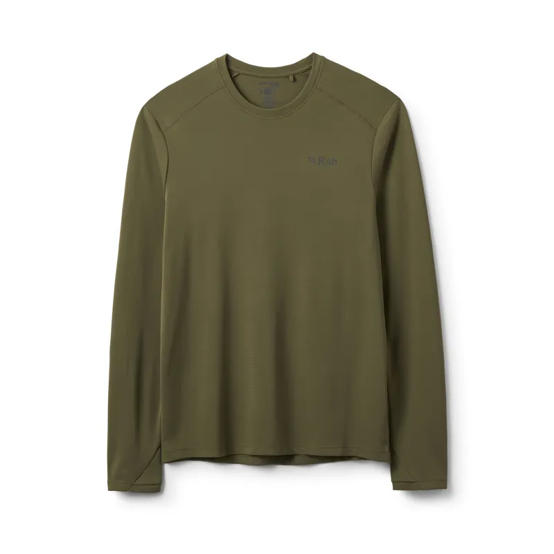 Rab Men's Force Long Sleeve Tee Olive