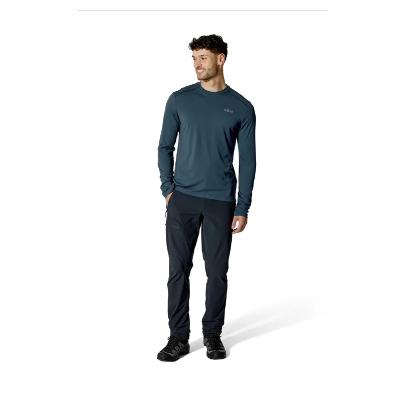 Rab Men's Force Long Sleeve Tee Tempest Blue-3