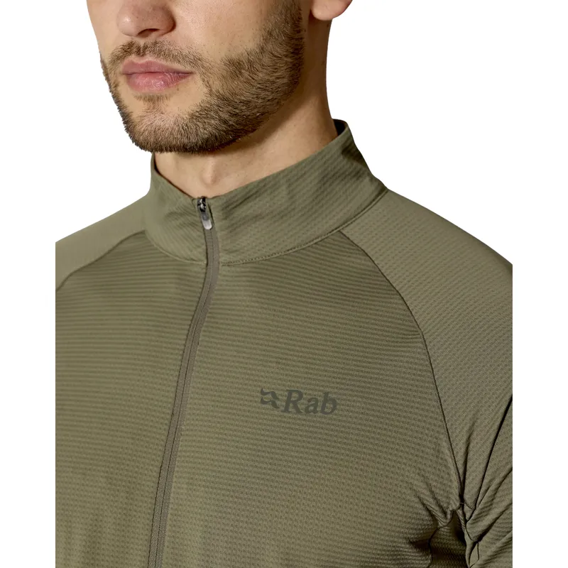 Rab Men's Sonic LS Zip Light Khaki-5