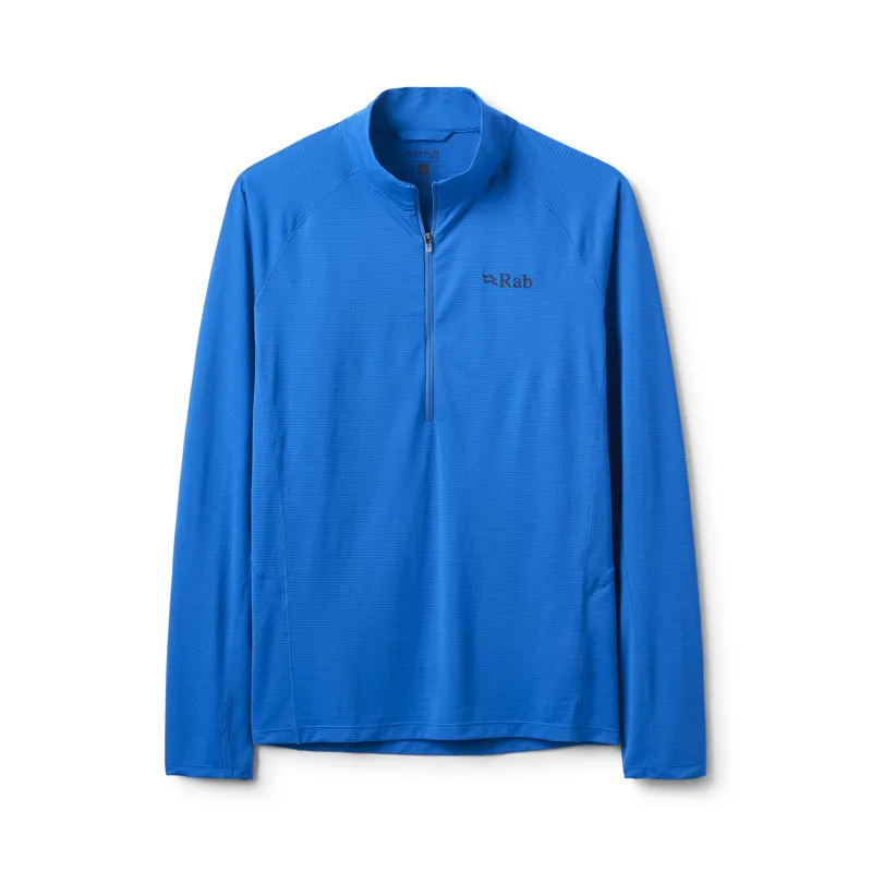 Rab Men's Sonic LS Zip Maya Blue
