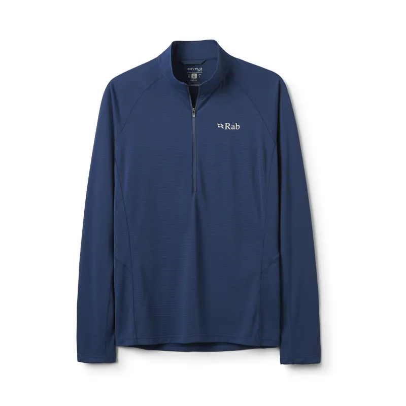 Rab Men's Sonic LS Zip Tempest Blue