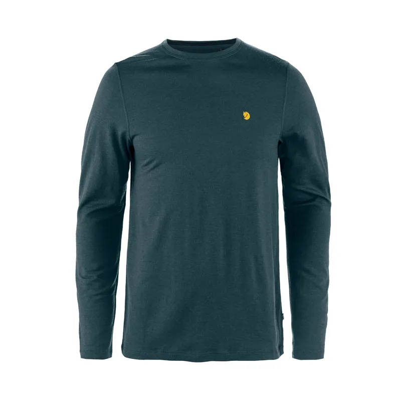 Fjallraven Men's Bergtagen Merino 190 Long Sleeve Mountain Blue