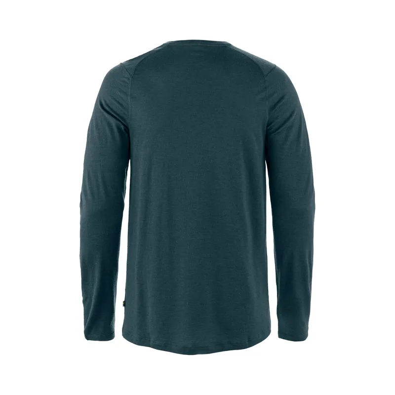 Fjallraven Men's Bergtagen Merino 190 Long Sleeve Mountain Blue-1