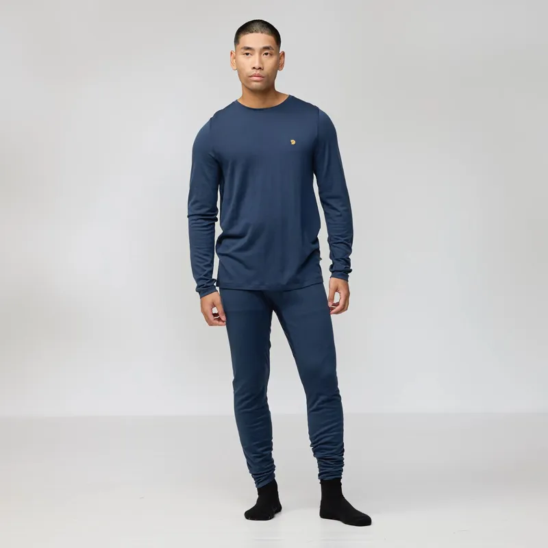 Fjallraven Men's Bergtagen Merino 190 Long Sleeve Mountain Blue-2