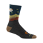 Darn Tough Spaced Out Micro Crew Lightweight Hiking Socks Charcoal